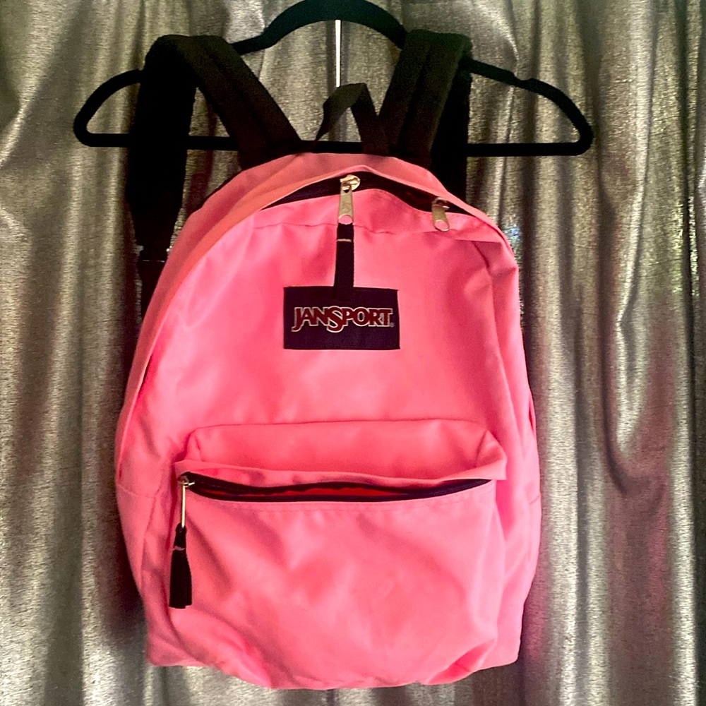 Jansport pink backpack